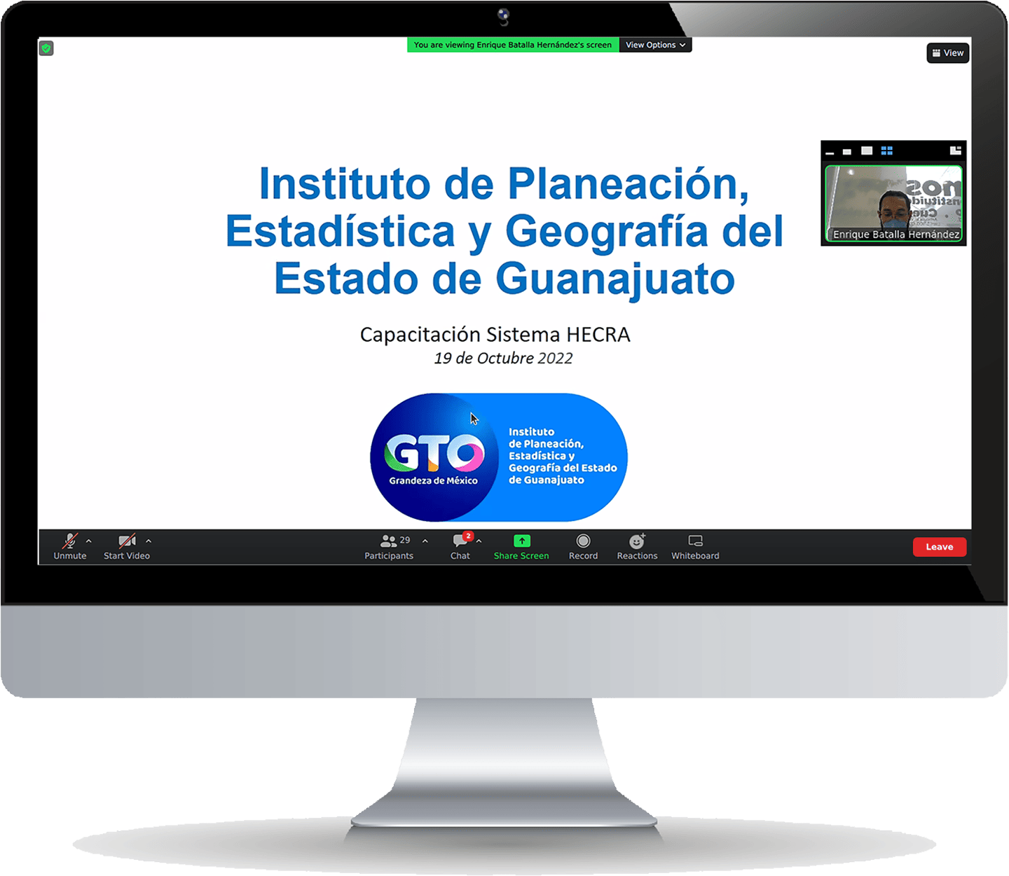 Capacitación de las dependencias para el uso de la Herramienta para la Evaluación de la Calidad de los Registros Administrativos, Hecra